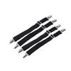 MAGICLULU 12pcs Bed Sheet Fasteners Mattress Gripper Clips Elastic Straps for Bed Sheets Covers Hospital Holder view 2