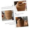 ABOOFAN 2pcs Rattan Woven Flower Basket Rustic Decorative Container for Fresh Dried Floral Arrangements Portable Home Decor Natural Design Brown Finish for Weddings Table Centerpieces view 3