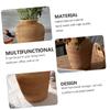 ABOOFAN 2pcs Rattan Woven Flower Basket Rustic Decorative Container for Fresh Dried Floral Arrangements Portable Home Decor Natural Design Brown Finish for Weddings Table Centerpieces view 4