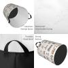 HomeLoft Basics Construction Icon Building Machines Laundry Basket Waterproof Foldable Laundry Hamper with Durable Handle Round Storage Basket Dirty Clothes Organizer for Bedroom Bathroom Dorm Office, Small view 4