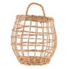MAGICLULU 2pcs Woven Rattan Storage Basket Decorative Wall Hanging Basket for Garlic Egg Flowers Stylish and Kitchen Organizer Random view 1