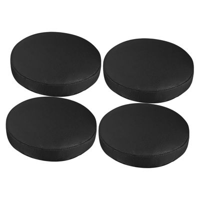 Cabilock 4pcs Round Chair Covers Elastic High Chair Protector -Resistant Backing Washable and Comfortable Stool for Home Office and Events
