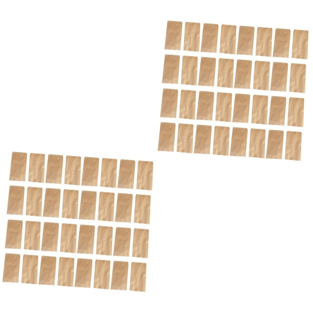 Ciieeo 200pcs Kraft Paper Storage Pouch Adhesive Garden Tool Bags and Portable Kraft Bags for Items Packaging