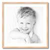 ArtToFrames 20x20 inch Hard Maple 1.5 inch Tall Picture Frame with 2 Inch Single Light Cream Mat, SingleMat-82213-410-20x20-1403 view 1
