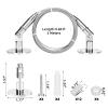HaiFanWJ Curtain Hanging System Wall Mount Curtain Hanging Wires Stainless Steel 9.84 FT (3m) with 12 Clips Clothesline for Windows with Tension Wire Design for Children's Art Projects Display view 3