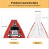 Fire Engine Truck Kitchen Hand Towels with Hanging Loops Set of 2 Super Soft Thick Oven Fingertip Dry Microfiber Dish Towel Absorbent Cleaning Washcloth for Bathroom,Kitchen Red Fire Vehicle Fire Cars view 3