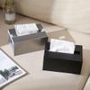 Attractive Rectangular Tissue Box Cover Tissue Holder for House Office Car Hotel Bathroom Desks Countertops Vanity NightStands Modern view 3