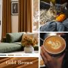 Lazzzy Velvet Blackout Curtains Thermal Insulated Room Window Drapes Super Soft Luxury Curtains for Living Room Bedroom Rod Pocket 2 Panels, Gold Brown, 62" W x 84" L view 3
