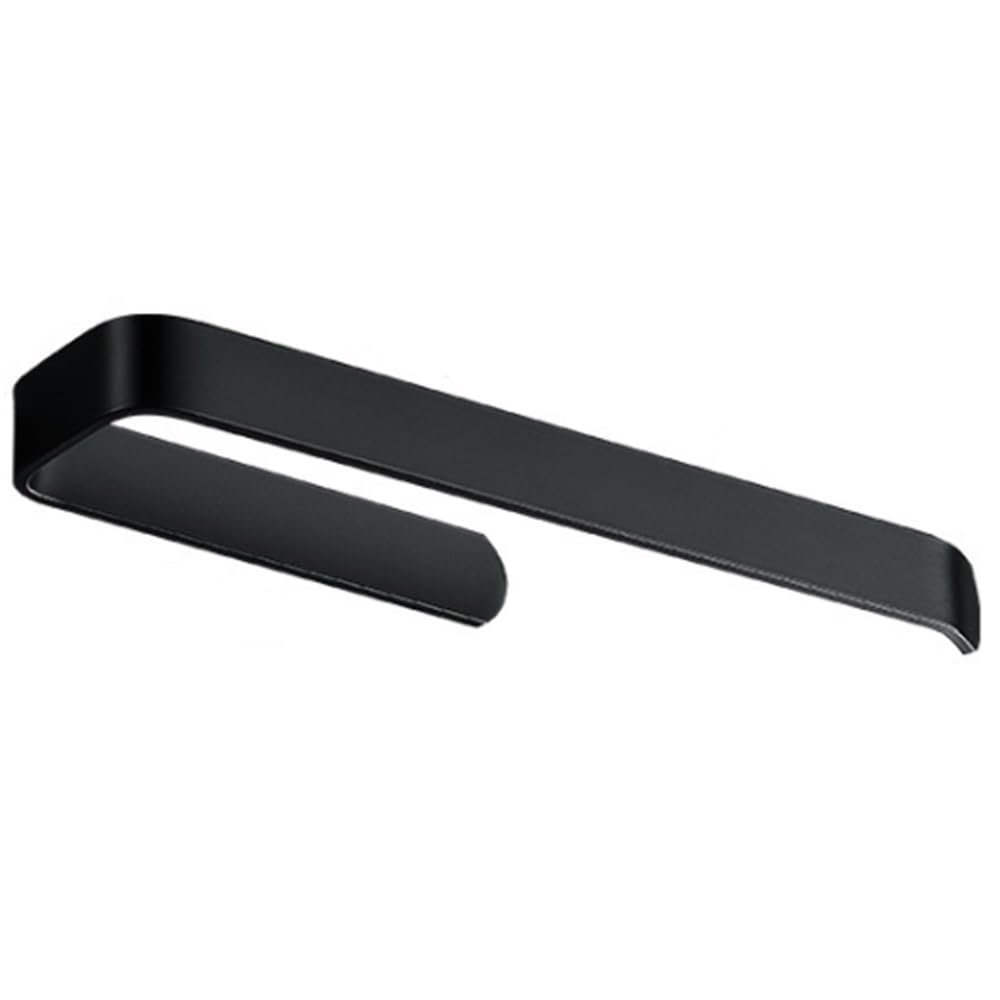 TopHomer Multifunctional Paper Towel Holder Aluminum Alloy No Need to Punch Holes for Sink Kitchen Bathroom Hang Towels (28cm)
