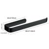 TopHomer Multifunctional Paper Towel Holder Aluminum Alloy No Need to Punch Holes for Sink Kitchen Bathroom Hang Towels (28cm) view 2