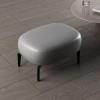 ESRADA Small Footstool Ottoman PU Leather Footrest Square Foot Stool with Non-Skid Plastic Legs Modern Pets Step Stool for Couch Desk Office Living Room C-90 * 60 * 42cm view 2