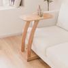 Aimery Office End Table C Shaped End Table, 2-Layer Coffee Table with Invisible Universal Wheel, Side Table for Living Room Bedroom Hallway (Color : B, Size : 52 * 34.5 * 67.5CM) view 2
