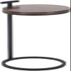 Aimery Office End Table C Shaped Sofa Table, Nightstand with Metal Frame, Side Table for Sitting Room Library Reading Room view 1
