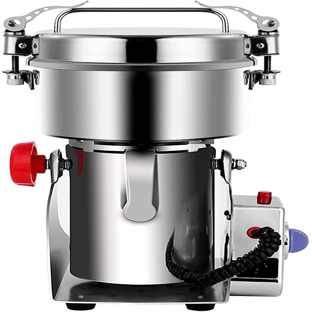 ArhaR 800G Electric Grain Mill Grinder, Swing Type Stainless Steel Grain Grinder High Speed Food Processor for Home and Professional Use