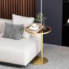 Aimery Office End Table Living Room Tables Sofa Side Table, Removable Glass Table Top Bedside Table, Small Apartment Multifunctional Coffee Table (Color : E, Size : 40x55cm) view 2