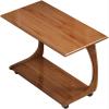 Aimery Office End Table C Shape Bedside Table Nightstand TV Tray Table Mobile Side Table with Wheels, Sofa End Table, with Bottom Shelf, for Bedroom (Size : 50 * 40 * 64CM) view 1