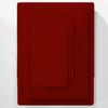Burgundy Natural Cotton Twin Sheets Deep Pocket, 800 Thread Count Burgundy 4 Piece, Sheet Set, Solid Sateen Weave, 24" Deep Pocket (Fits Upto 18" to 24" Mattress), Bedding Sheets & Pillowcases view 1