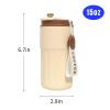 JWDREAMWAY 15 oz Stainless Steel Coffee Mug,Vacuum Insulated Tumbler with temperature display,Coffee Thermos Outdoor,Camping Mug with Leak-Proof Lid,Portable Cups for Keep Hot/Ice,Mother's day gift view 2