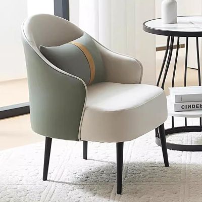 BREZO Vanity Chair, Arm Chairs for Living Room, Dinning Room Accent Chairs, Upholstered Barrel Sofa Chair for Living Room Bedroom Waiting Room, 23.6"" X 23.6"" X 28.3"", Holds 450 Lbs (Color : E)