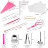 WAGLOS Cake Piping Nozzles Piping Tips 83 Pcs/set Cake Decoration Set Cake Nozzles Set Turntable Pastry Nozzles Icing Baking Tools Piping Nozzle Kit Unique decoration view 3