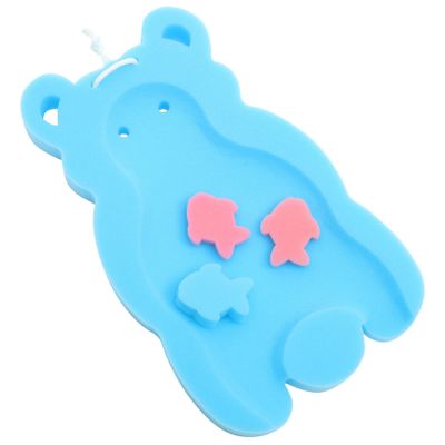 VICASKY Anti-Slip Mat Bathing Mat Bath Cushion Sponge Float Mini Baths Paddling Sprinkler Bathroom Accessories Pool Inflatables Bath Sink Mat Blue