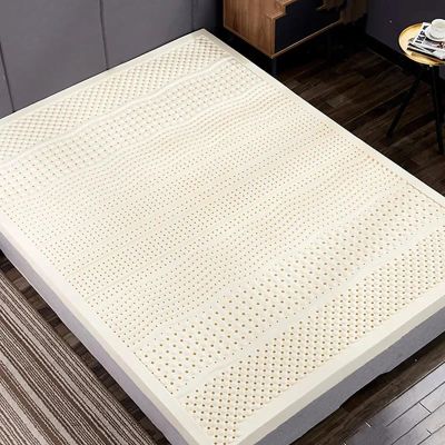 NaKeah 100% Natural Latex Mattress Topper with Organic Cotton Cover, No Memory Foam Chemicals, Help Relief Shoulder & Back Pain,10cm,180x200cm