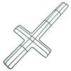 Kichvoe Cross Wreath Frame for Crafts Sturdy Wire Support for Easter Floral Decorations Versatile Design for Home Office and Garden for All Year Use view 1