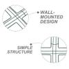 Kichvoe Cross Wreath Frame for Crafts Sturdy Wire Support for Easter Floral Decorations Versatile Design for Home Office and Garden for All Year Use view 4