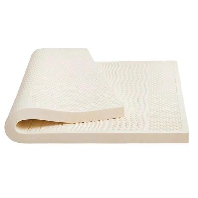 NaKeah 100% Natural Latex Mattress, Thick Soft Mattress Topper Portable Relieves Pressure, Latex Mattress with Organic Cotton Cover,10cm,150x200cm