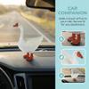 Toddmomy 4.8 Inch White Goose Statue Realistic Plastic Goose Figurine Sculpture for Desktop Decor Animal Model for Cake Topper DIY Garden Landscape and Home Office Ornament view 4