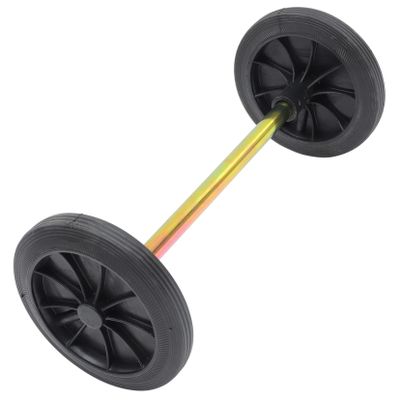 HEALLILY 1Set Trash Can Wheels with Thickened for Garbage Can Pulley System for Easy Mobility and Installation for Outdoor Use