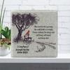 12x12 Garden Memorial Gift Stone - Real Stone Personalized by Florida-Funshine view 2