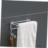 jojofuny Kitchen Shelves Paper Holder Iron Storage Rack Towel Rack Non-Slip Round Beads Easy Install view 4