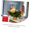 SHOWERORO 5pcs Solid Color Satin Table Runner for Wedding Birthday and Party Decorations Elegant Tablecloth for Banquets Home Events and Special Occasions view 4