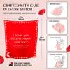 Lidy Throw Blankets for Women with Hearts - Red Flannel Soft Blanket for Love Gifts Ideas Plush Blanket | Cute Things for Sister Gifts & Gifts for Her | Cozy Gifts for Women view 2