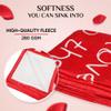 Lidy Throw Blankets for Women with Hearts - Red Flannel Soft Blanket for Love Gifts Ideas Plush Blanket | Cute Things for Sister Gifts & Gifts for Her | Cozy Gifts for Women view 4