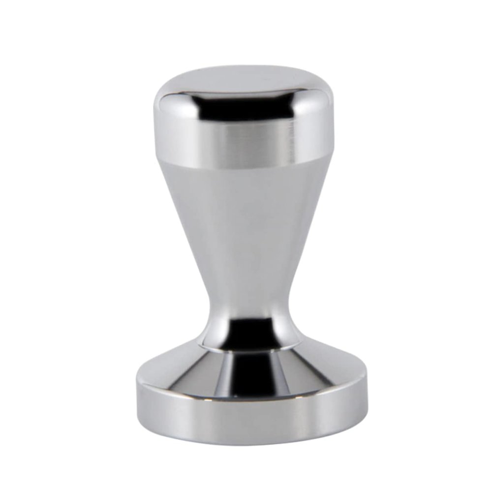 Ciieeo Stainless Steel Coffee Tamper with Flat Base Coffee Bean Press Tool for Espresso Lovers Professional Espresso Machine Accessory for Even Pressure Distribution
