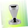 Ciieeo Stainless Steel Coffee Tamper with Flat Base Coffee Bean Press Tool for Espresso Lovers Professional Espresso Machine Accessory for Even Pressure Distribution view 3