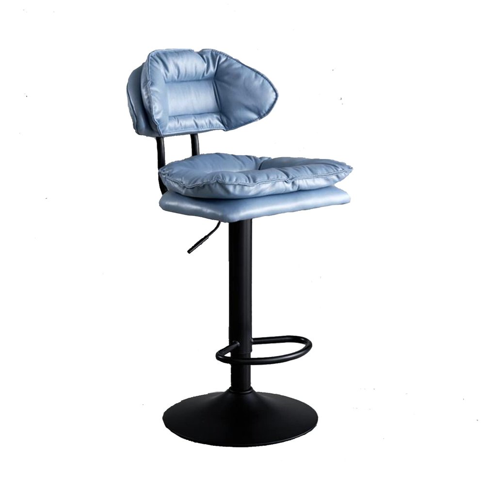 Bar Stools,Height Barstools,PU Leather Padded Counter Height Bar Stool,Upholstered Island Chairs Modern Barstools with High Back,Adjustable Swivel Bar Chairs,Kitchen Bar Chairs,for Home Kitc