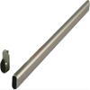 Top Shelf Hardware Oval Closet Rod with End Supports (Satin Nickel, Custom 31-47 Inches) view 1