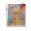 Naz Carpet Kids Collection Wool Area Rug Indian Handmade Arts with 0.5 Inch Thickness (Color Multi 9x12 Feet) view 2