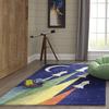 Naz Carpet Kids Collection Wool Area Rug Indian Handmade Arts with 0.5 Inch Thickness (Color Multi 9x12 Feet) view 2