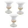 Zerodeko 3pcs Graveyard Flowerpot Memorial Vase Sturdy Cemetery Decoration view 1