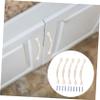 Ciieeo 5pcs Zinc Alloy Cabinet Handle Elegant Ivory White Drawer Pulls for Kitchen and Wardrobe Hole Spacing Easy to Install Furniture Hardware view 4