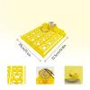 Chicken Coop Egg Tray, Egg Turning Tray Multifunction Automatic Egg Turner Incubator Tray for 16 Duck Eggs 16 Eggs 72 Quail Eggs Incubation(AC110V) view 2