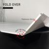 Bathtub Tray Foldable Bathtub Tray Bathtub Cover, White PVC Plastic Bathtub Insulation Cover, 0.6cm Thickness Waterproof Shutter Bath Lid Dust Board, Width 66/70/75/80cm Multifunctional (Color : Whit view 4