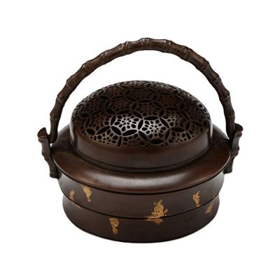 Incense Holders Copper Incense Burner Retro Imitation Bamboo Incense Burner Household Indoor Small Incense Burner Sandalwood Incense Seal Incense Burner Backflow Incense Burner