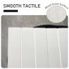 Bathtub Tray Foldable Bathtub Tray Bathtub Cover, White PVC Plastic Bathtub Insulation Cover, 0.6cm Thickness Waterproof Shutter Bath Lid Dust Board, Width 66/70/75/80cm Multifunctional (Color : Whit view 3