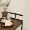 Bar Cart for The Home 3 Tier Hotel Restaurant Commercial Bar Cart with Wheels and Handle, Kitchen Service Cart for Dessert Drinks, Metal/Wood Coffee Bar Cart, Home Kitchen Dcor Mobile Bar Serving Ca view 3
