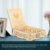 Gavigain Romantic Wooden Guest Book Message Box for Wedding Reception, Heart Pattern,for Baby Showers, Birthdays, and Graduation Ceremonies (17x13.5x4.3cm) view 3